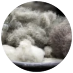 Defibration Re Wool Blending with PLA