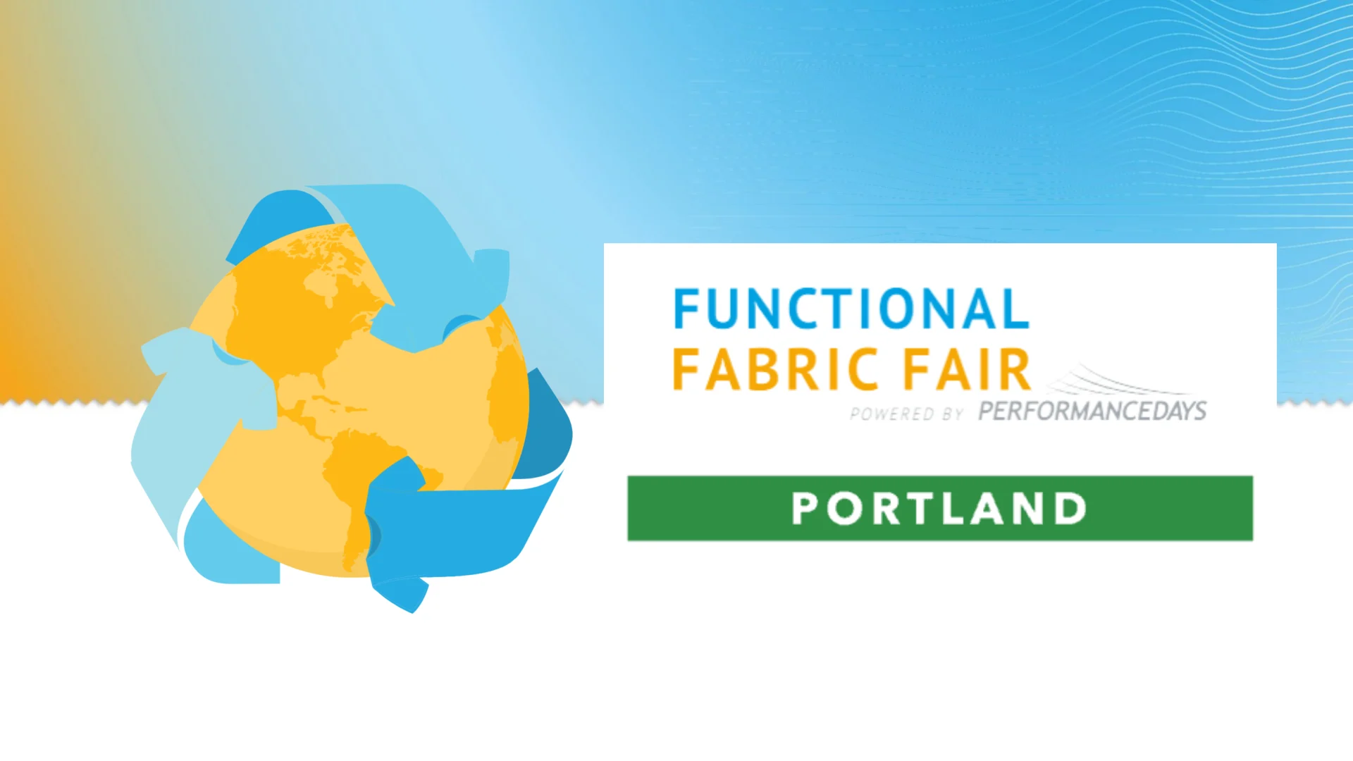 FUNCTIONAL FABRIC FAIR Portland April 5-7 2026